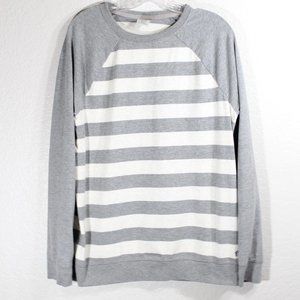Hang Ten Long Sleeve Tee Shirt Top Striped Gray